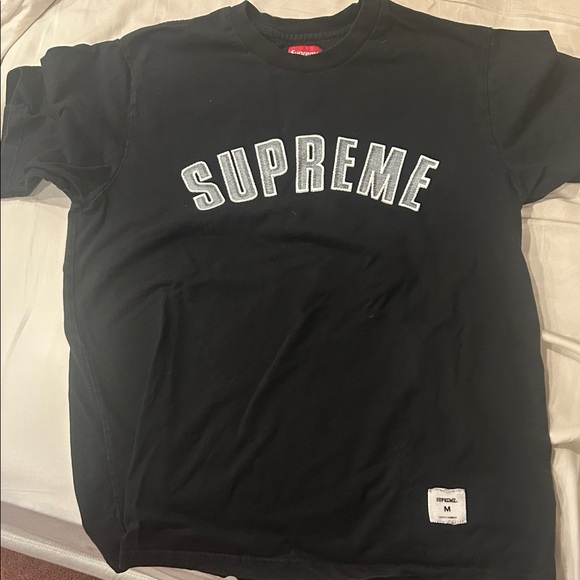 Supreme Other - Supreme Black Tee with White Logo